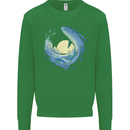 Ocean Whale & Octopus Mens Sweatshirt Jumper Irish Green