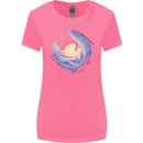 Ocean Whale & Octopus Womens Wider Cut T-Shirt Azalea