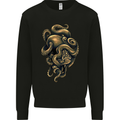 Octiger Octopus Kraken Cthulhu Tiger Kids Sweatshirt Jumper Black