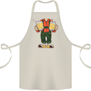 Octoberfest Man With Beer Cotton Apron 100% Organic Natural