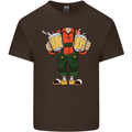 Octoberfest Man With Beer Kids T-Shirt Childrens Chocolate
