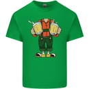 Octoberfest Man With Beer Kids T-Shirt Childrens Irish Green
