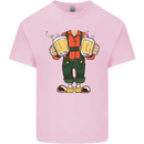 Octoberfest Man With Beer Kids T-Shirt Childrens Light Pink