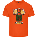 Octoberfest Man With Beer Kids T-Shirt Childrens Orange