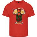 Octoberfest Man With Beer Kids T-Shirt Childrens Red