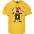 Octoberfest Man With Beer Kids T-Shirt Childrens Yellow