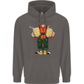 Octoberfest Man With Beer Mens 80% Cotton Hoodie Charcoal