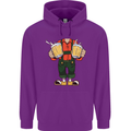 Octoberfest Man With Beer Mens 80% Cotton Hoodie Purple
