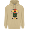 Octoberfest Man With Beer Mens 80% Cotton Hoodie Sand