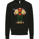 Octoberfest Man With Beer Mens Sweatshirt Jumper Black