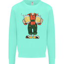 Octoberfest Man With Beer Mens Sweatshirt Jumper Peppermint