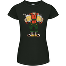 Octoberfest Man With Beer Womens Petite Cut T-Shirt Black