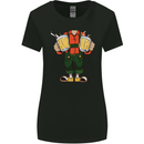 Octoberfest Man With Beer Womens Wider Cut T-Shirt Black