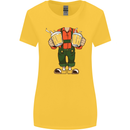 Octoberfest Man With Beer Womens Wider Cut T-Shirt Yellow