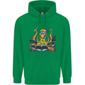 Octopus Drummer Drumming Drum Funny Childrens Kids Hoodie Irish Green