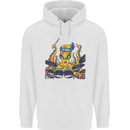 Octopus Drummer Drumming Drum Funny Childrens Kids Hoodie White
