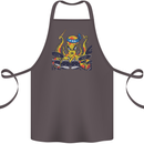 Octopus Drummer Drumming Drum Funny Cotton Apron 100% Organic Dark Grey