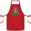 Octopus Drummer Drumming Drum Funny Cotton Apron 100% Organic Red