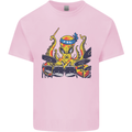 Octopus Drummer Drumming Drum Funny Kids T-Shirt Childrens Light Pink