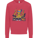 Octopus Drummer Drumming Drum Funny Mens Sweatshirt Jumper Heliconia