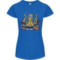 Octopus Drummer Drumming Drum Funny Womens Petite Cut T-Shirt Royal Blue