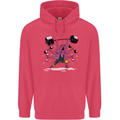 Octopus Gym Training Top Bodybuilding Childrens Kids Hoodie Heliconia