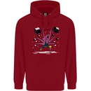 Octopus Gym Training Top Bodybuilding Childrens Kids Hoodie Red