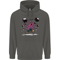 Octopus Gym Training Top Bodybuilding Childrens Kids Hoodie Storm Grey