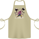 Octopus Gym Training Top Bodybuilding Cotton Apron 100% Organic Khaki