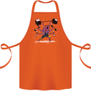 Octopus Gym Training Top Bodybuilding Cotton Apron 100% Organic Orange