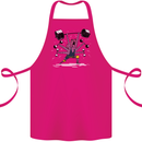 Octopus Gym Training Top Bodybuilding Cotton Apron 100% Organic Pink