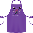 Octopus Gym Training Top Bodybuilding Cotton Apron 100% Organic Purple