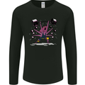 Octopus Gym Training Top Bodybuilding Mens Long Sleeve T-Shirt Black