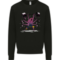 Octopus Gym Training Top Bodybuilding Mens Sweatshirt Jumper Black