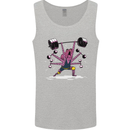 Octopus Gym Training Top Bodybuilding Mens Vest Tank Top Sports Grey