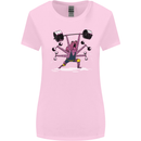 Octopus Gym Training Top Bodybuilding Womens Wider Cut T-Shirt Light Pink