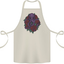 Octopus Skull Cthulhu Kraken With Roses Cotton Apron 100% Organic Natural