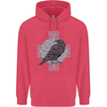 Odin Celtic Raven Viking Tattoo Cross Runic Childrens Kids Hoodie Heliconia