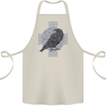 Odin Celtic Raven Viking Tattoo Cross Runic Cotton Apron 100% Organic Natural