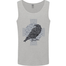 Odin Celtic Raven Viking Tattoo Cross Runic Mens Vest Tank Top Sports Grey