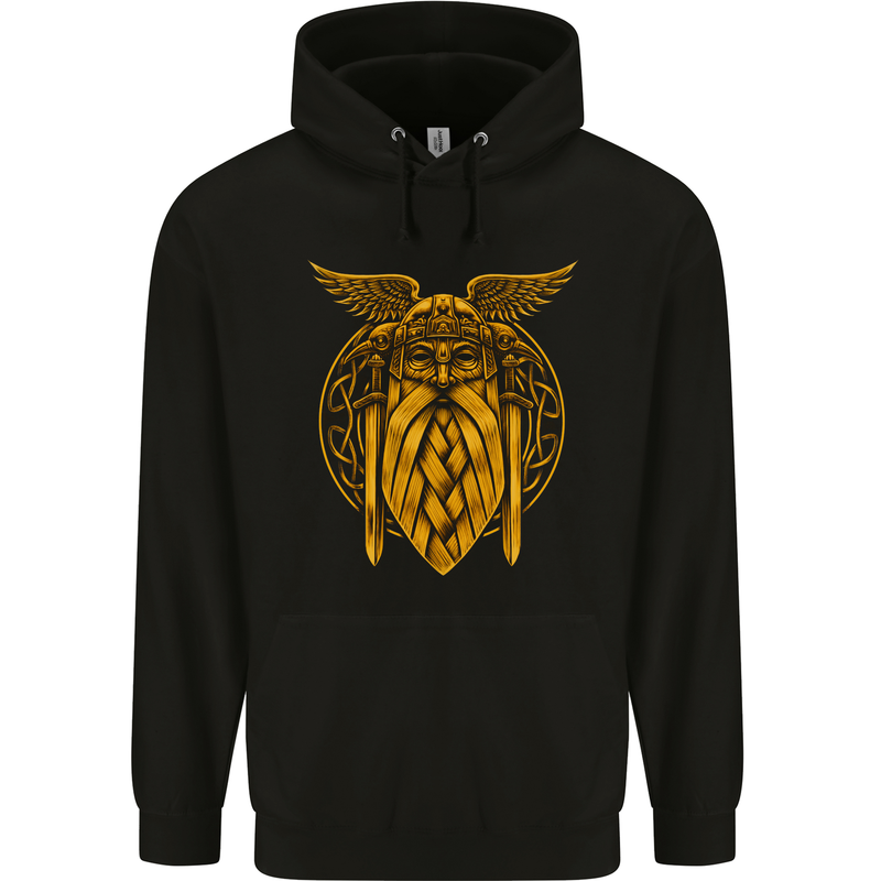 Odin The Vikings Valhalla Thor Gym Nordic Childrens Kids Hoodie Black