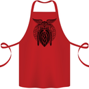 Odin The Vikings Valhalla Thor Gym Nordic Cotton Apron 100% Organic Red