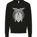 Odin The Vikings Valhalla Thor Gym Nordic Kids Sweatshirt Jumper Black