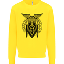 Odin The Vikings Valhalla Thor Gym Nordic Kids Sweatshirt Jumper Yellow
