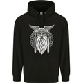 Odin The Vikings Valhalla Thor Gym Nordic Mens 80% Cotton Hoodie Black