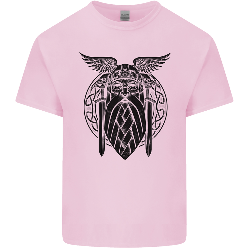 Odin The Vikings Valhalla Thor Gym Nordic Mens Cotton T-Shirt Tee Top Light Pink