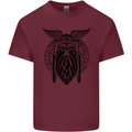 Odin The Vikings Valhalla Thor Gym Nordic Mens Cotton T-Shirt Tee Top Maroon