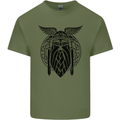 Odin The Vikings Valhalla Thor Gym Nordic Mens Cotton T-Shirt Tee Top Military Green