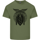 Odin The Vikings Valhalla Thor Gym Nordic Mens Cotton T-Shirt Tee Top Military Green