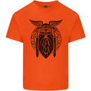 Odin The Vikings Valhalla Thor Gym Nordic Mens Cotton T-Shirt Tee Top Orange
